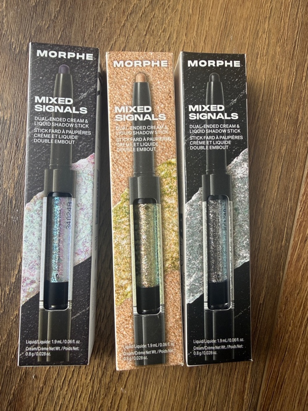 Morphe Mixed Signals Dual-Ended Cream & Liquid Shadow Stick - Trio